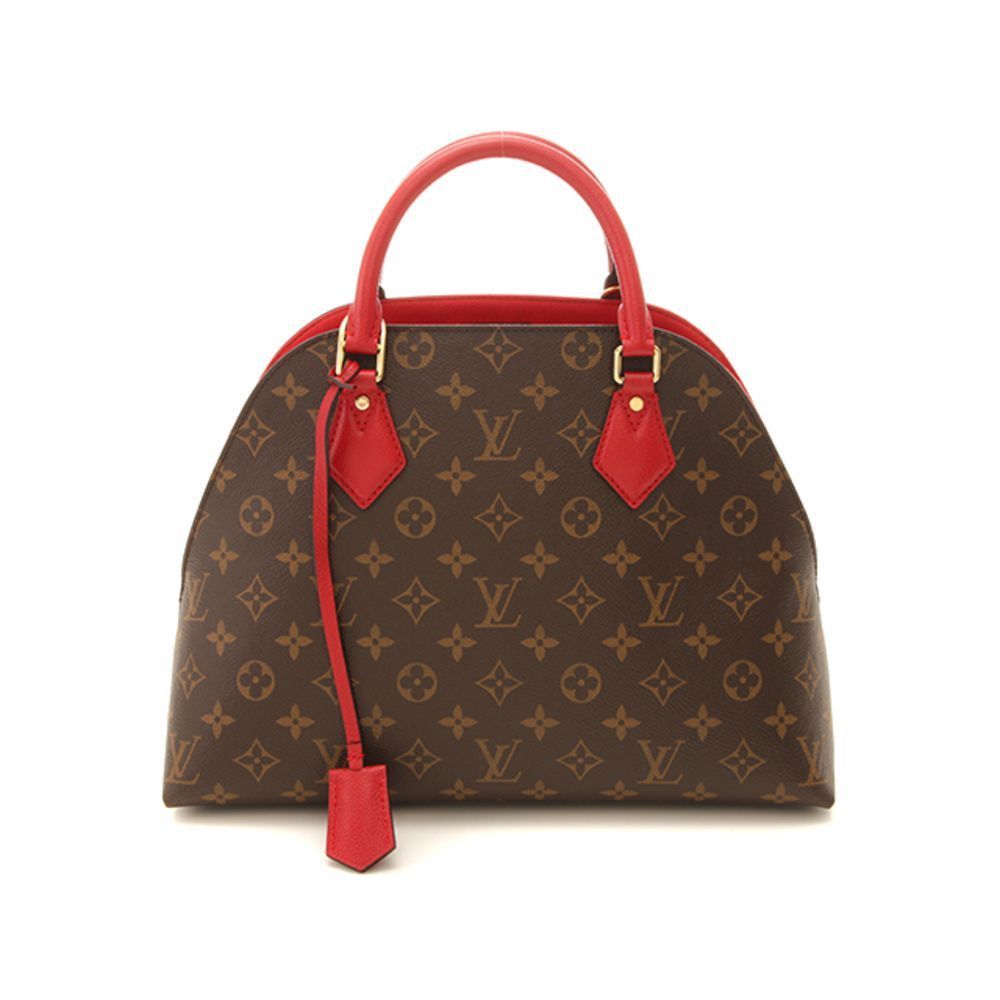 Louis Vuitton Alma Back Into Back Monogram Rouge Brown